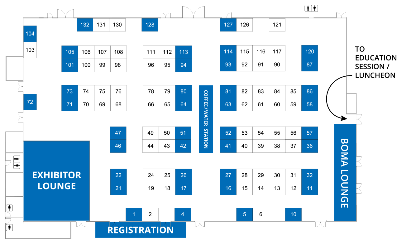 2024 Expo Floor Plan